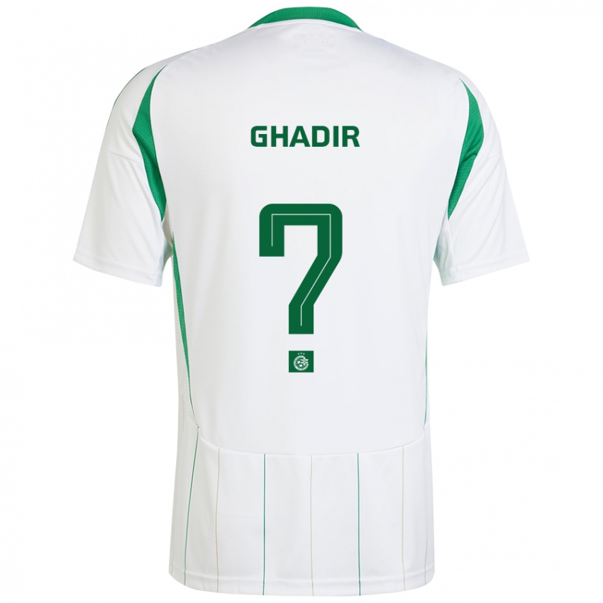 Niño Camiseta Mohamad Ghadir #0 Blanco Verde 2ª Equipación 2024/25 La Camisa México