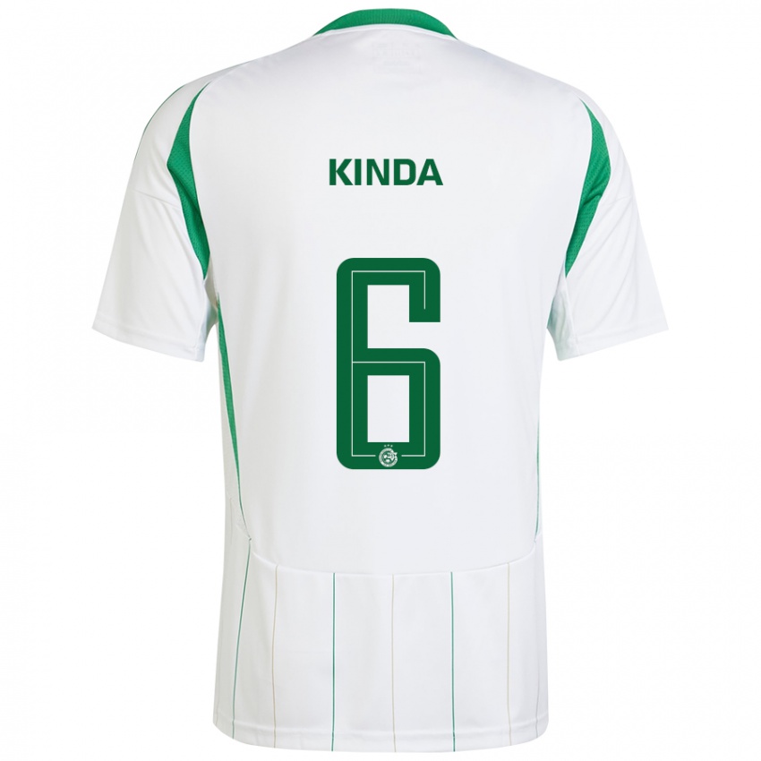 Niño Camiseta Gadi Kinda #6 Blanco Verde 2ª Equipación 2024/25 La Camisa México