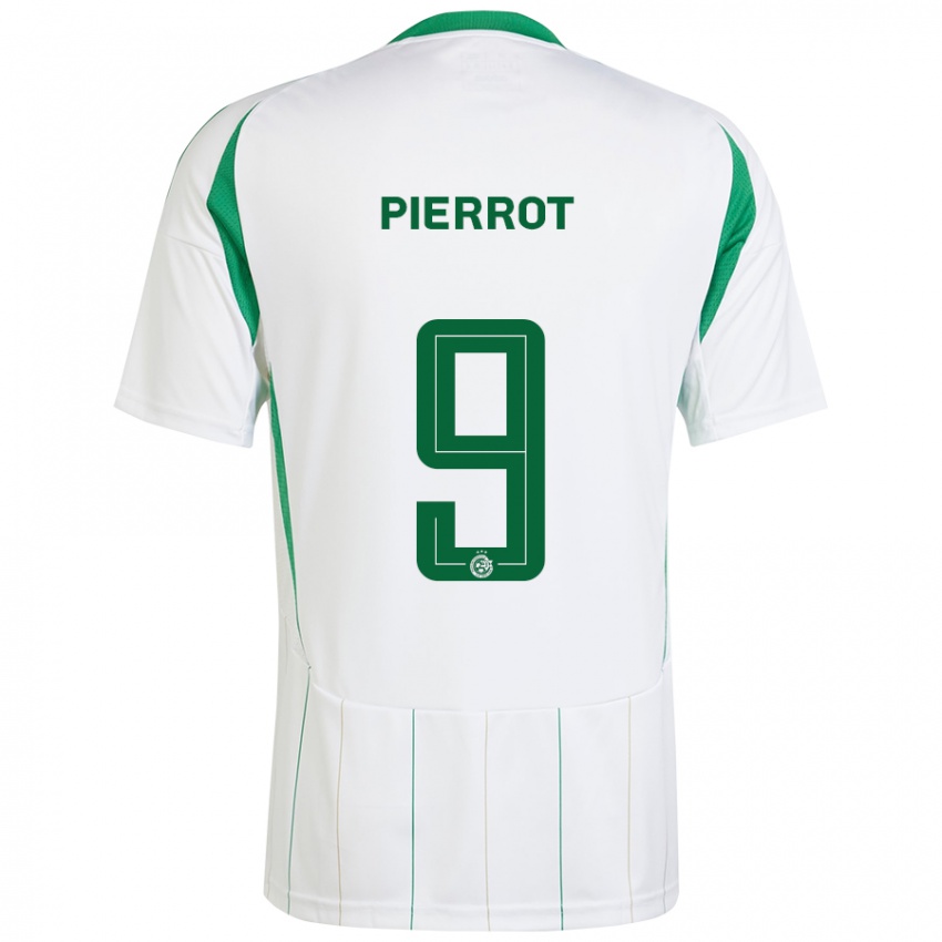 Niño Camiseta Frantzdy Pierrot #9 Blanco Verde 2ª Equipación 2024/25 La Camisa México