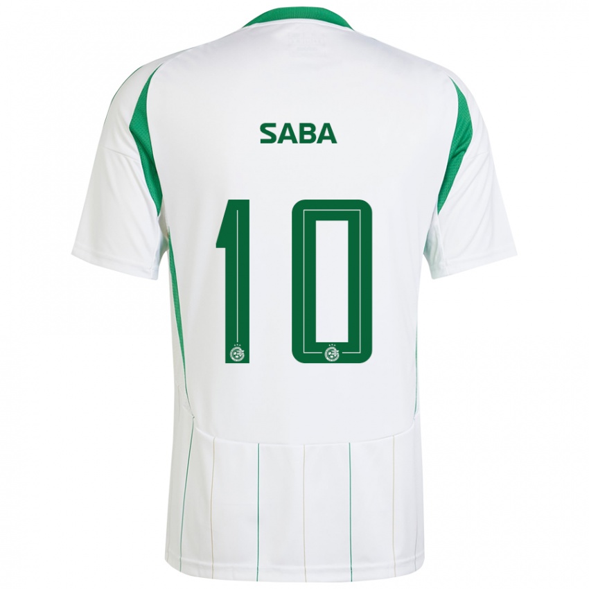 Niño Camiseta Dia Saba #10 Blanco Verde 2ª Equipación 2024/25 La Camisa México