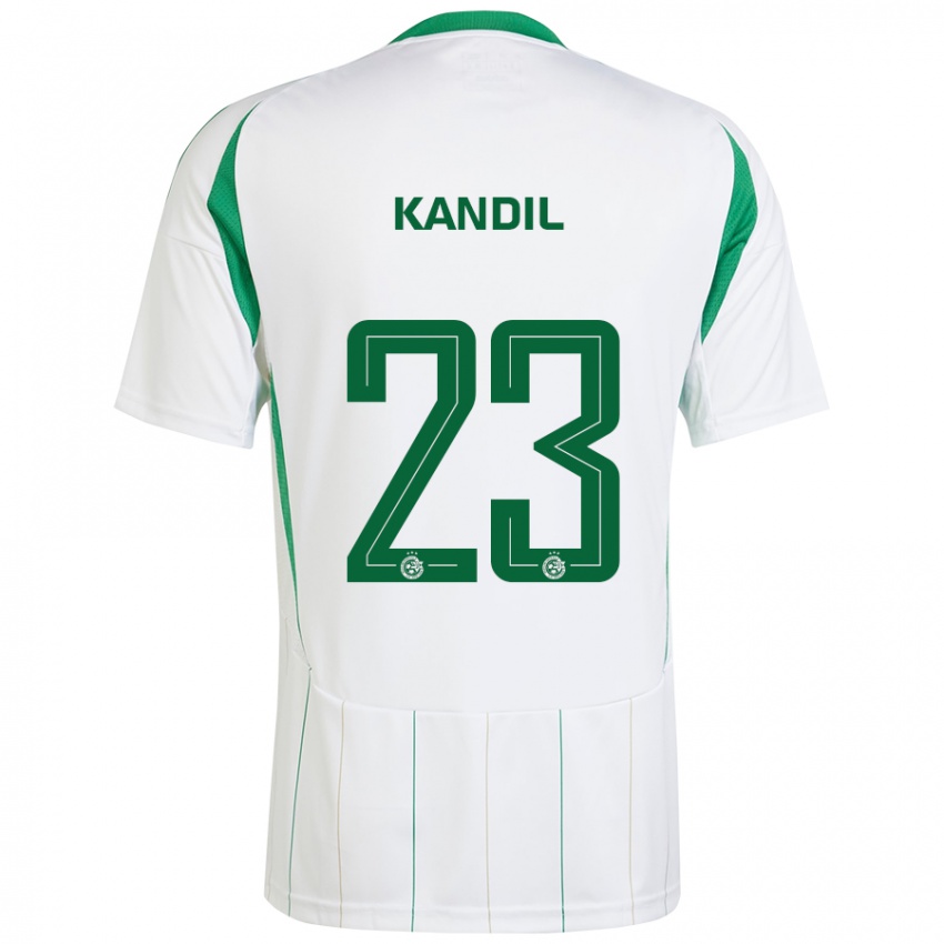 Niño Camiseta Maor Kandil #23 Blanco Verde 2ª Equipación 2024/25 La Camisa México