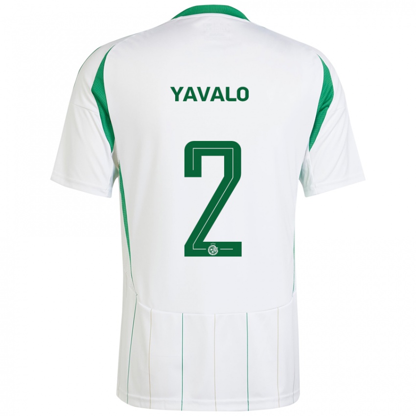 Niño Camiseta Gatachao Yavalo #2 Blanco Verde 2ª Equipación 2024/25 La Camisa México