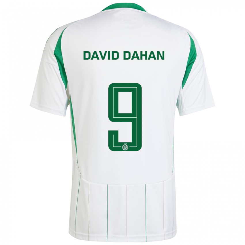 Niño Camiseta Omer David Dahan #9 Blanco Verde 2ª Equipación 2024/25 La Camisa México