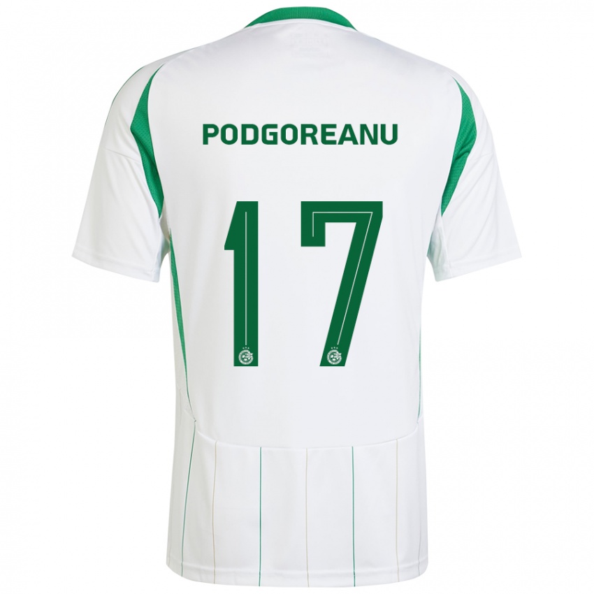 Niño Camiseta Suf Podgoreanu #17 Blanco Verde 2ª Equipación 2024/25 La Camisa México