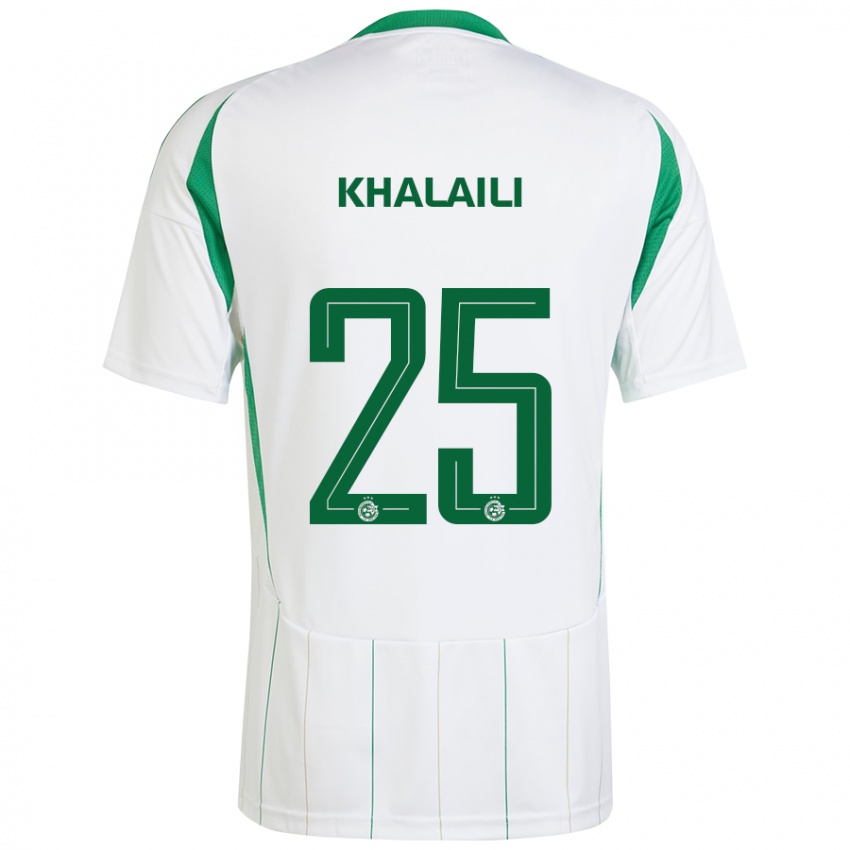 Niño Camiseta Anan Khalaili #25 Blanco Verde 2ª Equipación 2024/25 La Camisa México