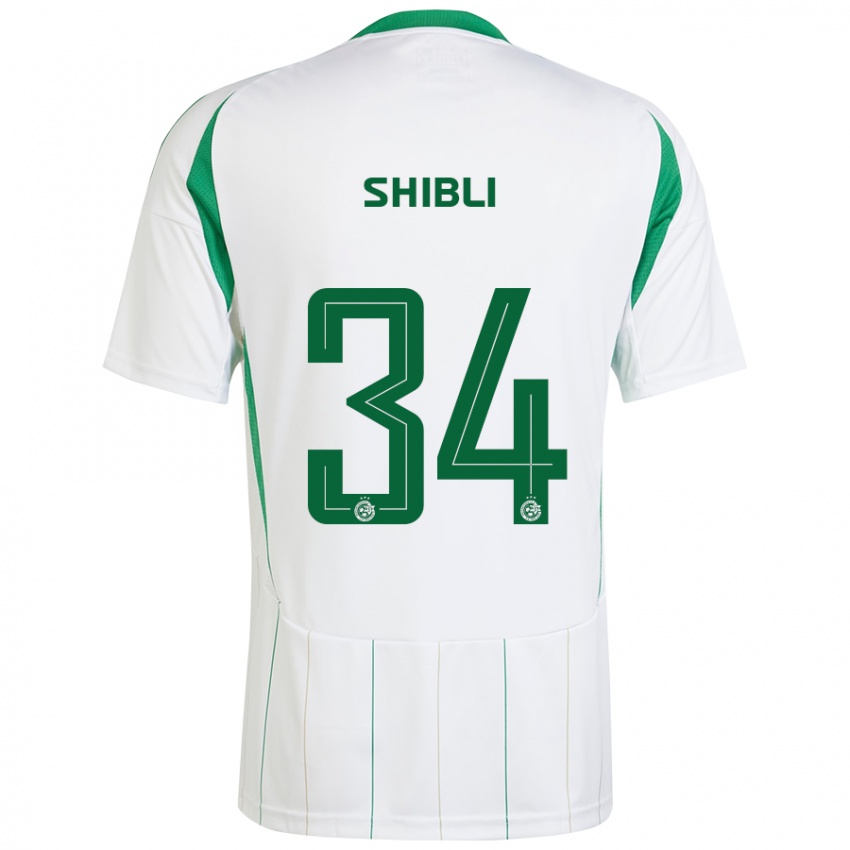 Niño Camiseta Hamza Shibli #34 Blanco Verde 2ª Equipación 2024/25 La Camisa México