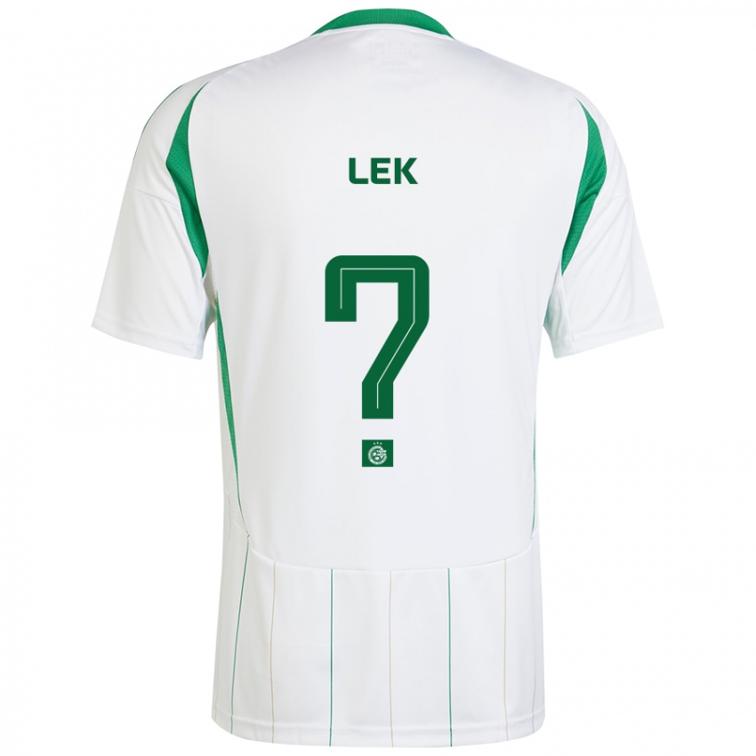 Niño Camiseta Einan Lek #0 Blanco Verde 2ª Equipación 2024/25 La Camisa México