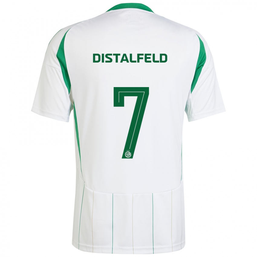 Niño Camiseta Yanai Distalfeld #7 Blanco Verde 2ª Equipación 2024/25 La Camisa México