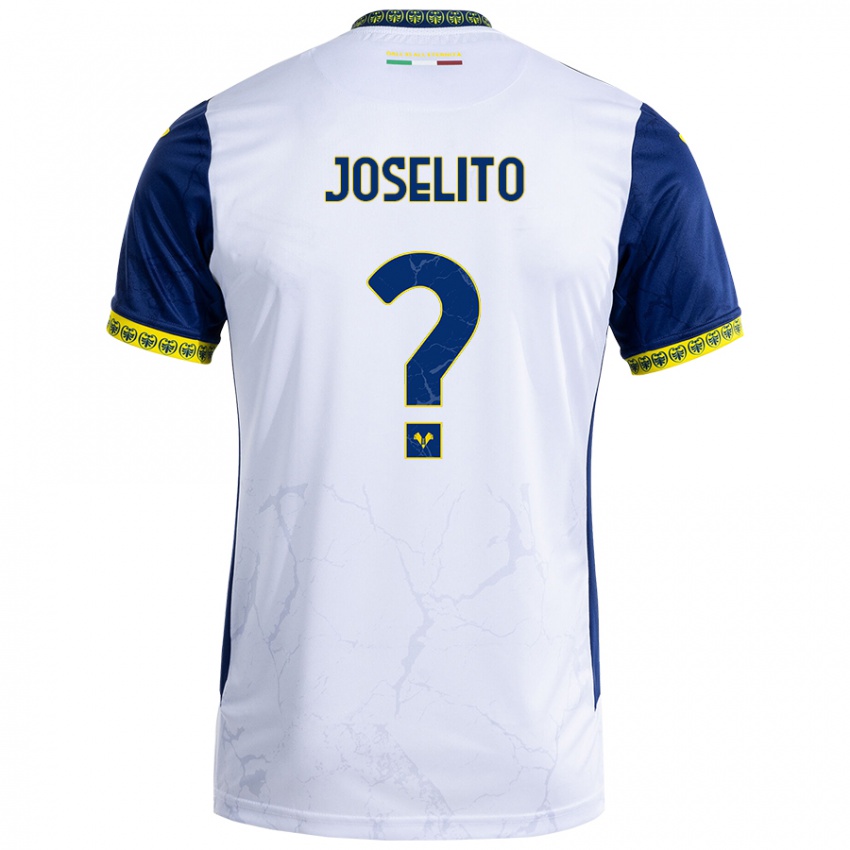 Niño Camiseta Joselito #0 Blanco Azul 2ª Equipación 2024/25 La Camisa México