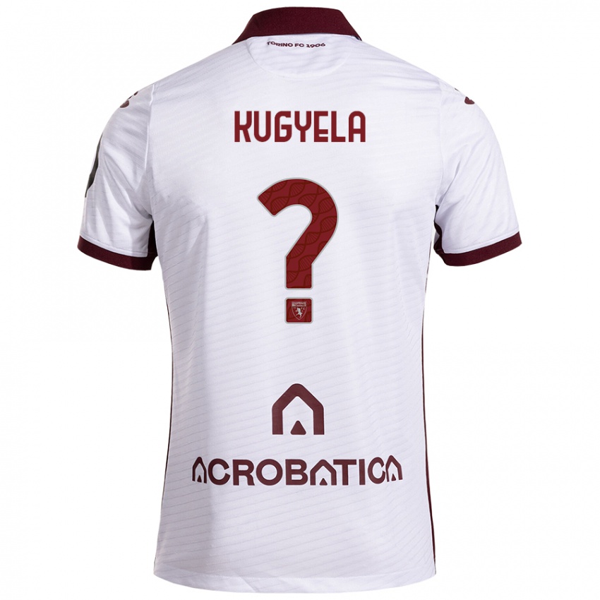 Niño Camiseta Zalán Kugyela #0 Blanco Granate 2ª Equipación 2024/25 La Camisa México