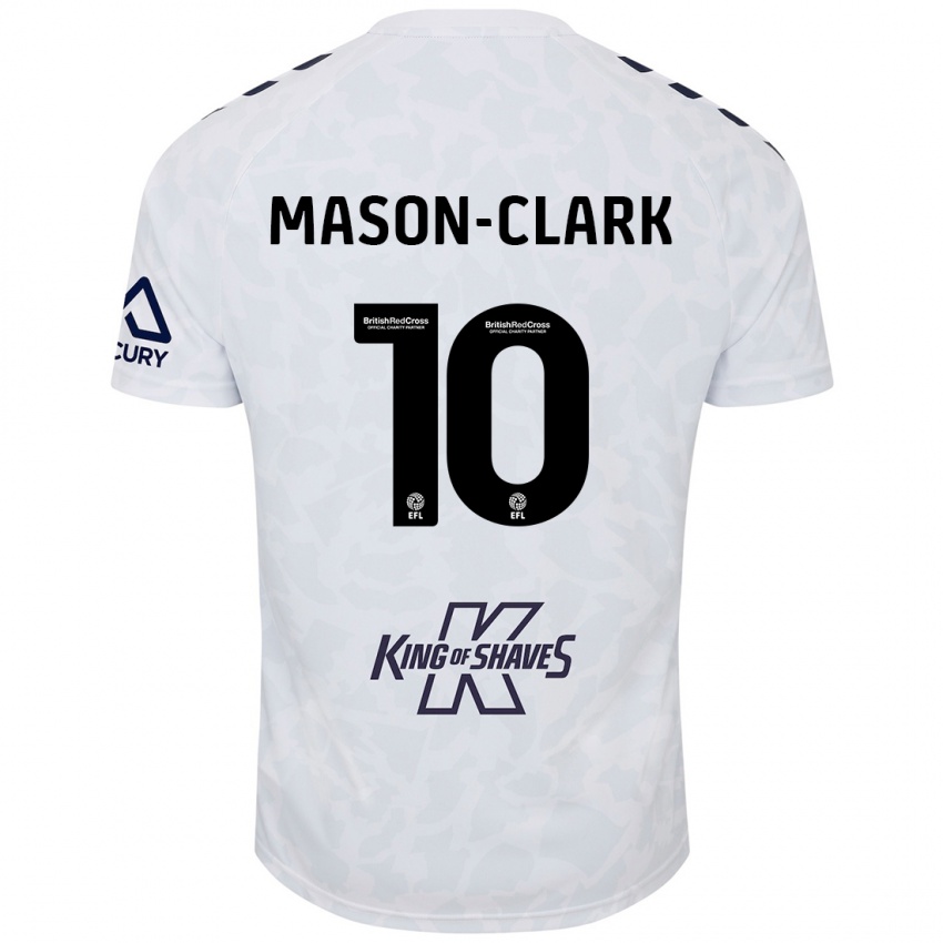 Niño Camiseta Ephron Mason-Clark #10 Blanco 2ª Equipación 2024/25 La Camisa México