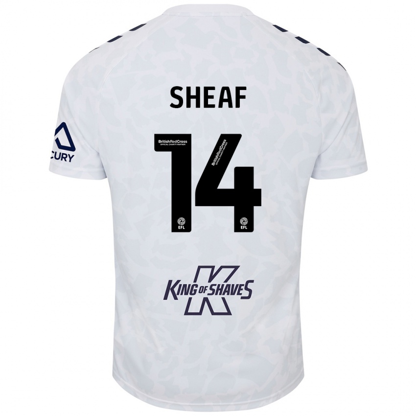 Niño Camiseta Ben Sheaf #14 Blanco 2ª Equipación 2024/25 La Camisa México