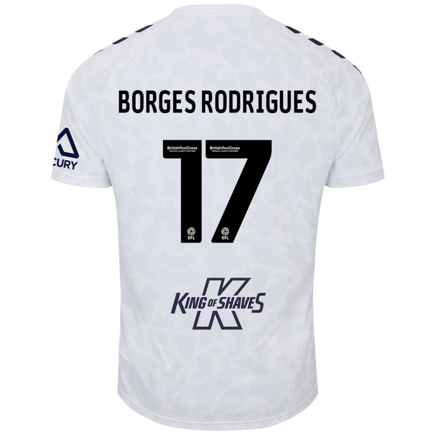 Niño Camiseta Raphael Borges Rodrigues #17 Blanco 2ª Equipación 2024/25 La Camisa México