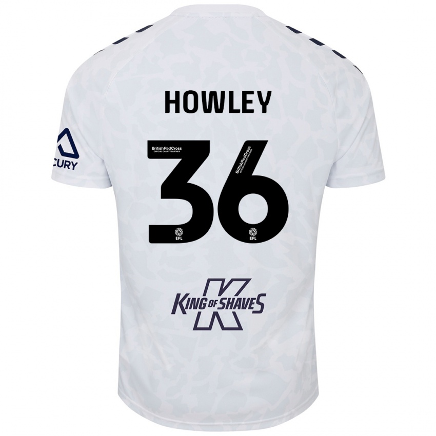 Niño Camiseta Ryan Howley #36 Blanco 2ª Equipación 2024/25 La Camisa México