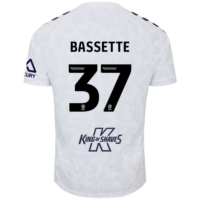 Niño Camiseta Norman Bassette #37 Blanco 2ª Equipación 2024/25 La Camisa México