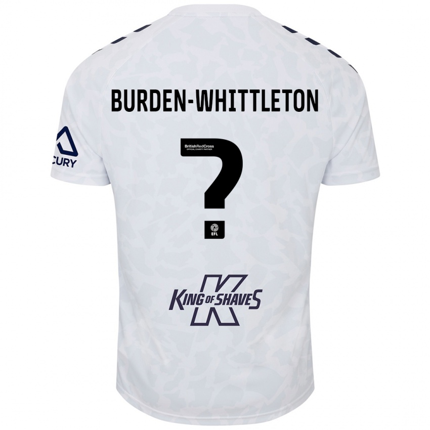 Niño Camiseta Charlie Burden-Whittleton #0 Blanco 2ª Equipación 2024/25 La Camisa México