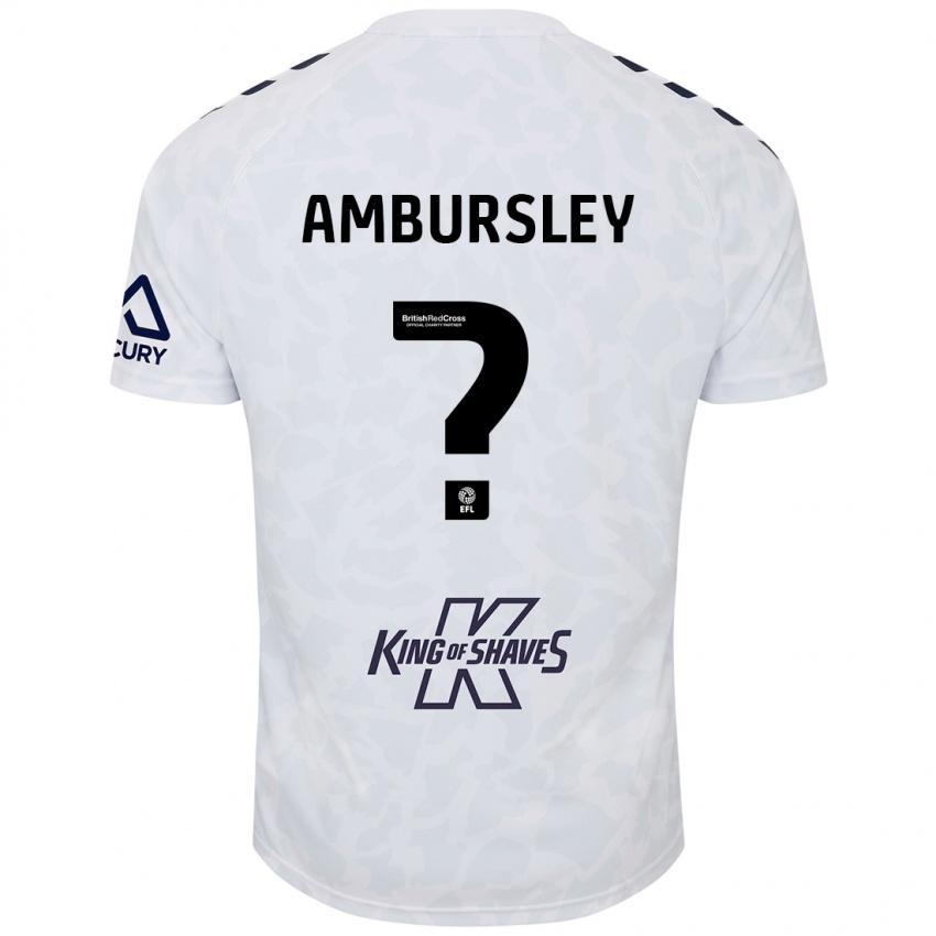 Niño Camiseta Conrad Ambursley #0 Blanco 2ª Equipación 2024/25 La Camisa México