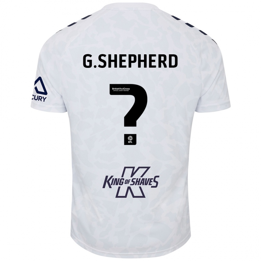 Niño Camiseta George Shepherd #0 Blanco 2ª Equipación 2024/25 La Camisa México