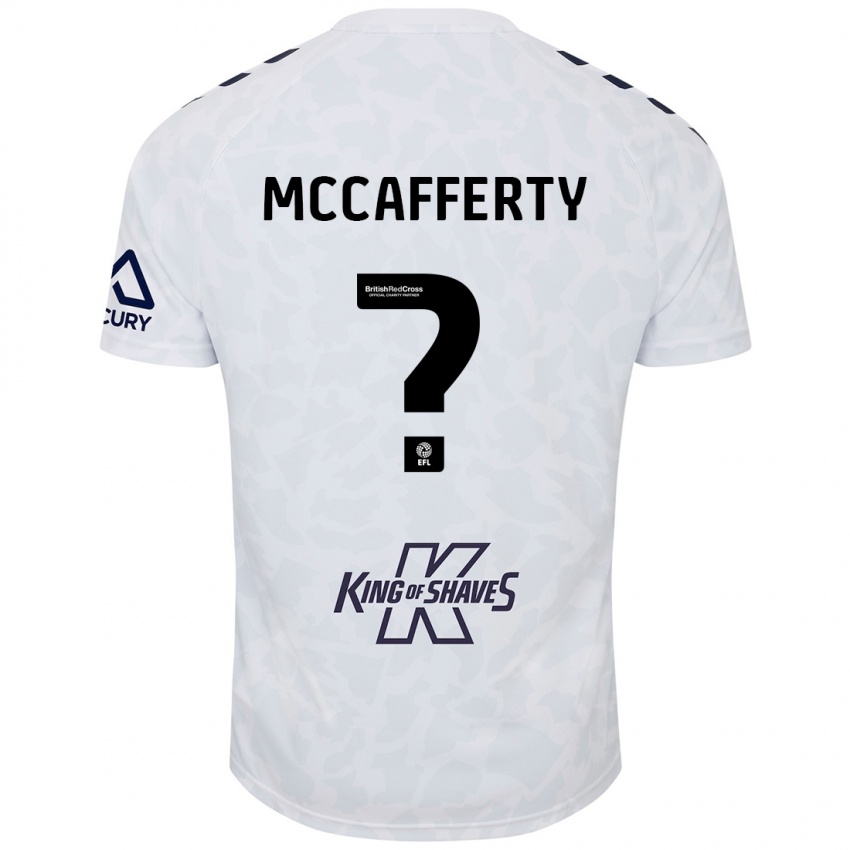 Niño Camiseta Lewys Mccafferty #0 Blanco 2ª Equipación 2024/25 La Camisa México