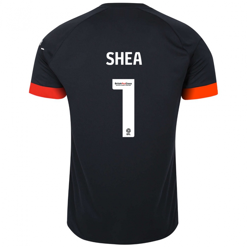 Niño Camiseta James Shea #1 Negro Naranja 2ª Equipación 2024/25 La Camisa México