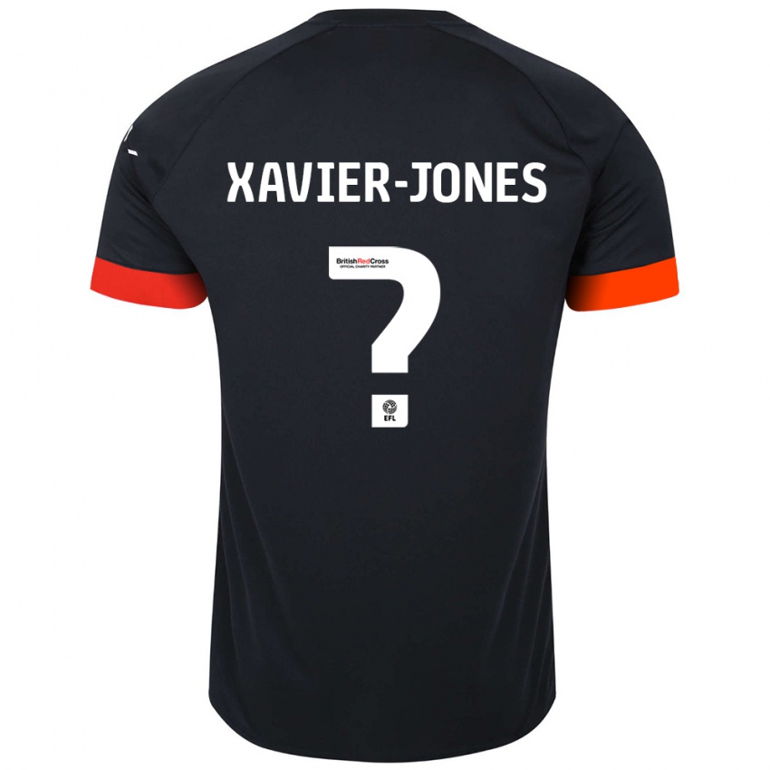 Niño Camiseta Tate Xavier-Jones #0 Negro Naranja 2ª Equipación 2024/25 La Camisa México