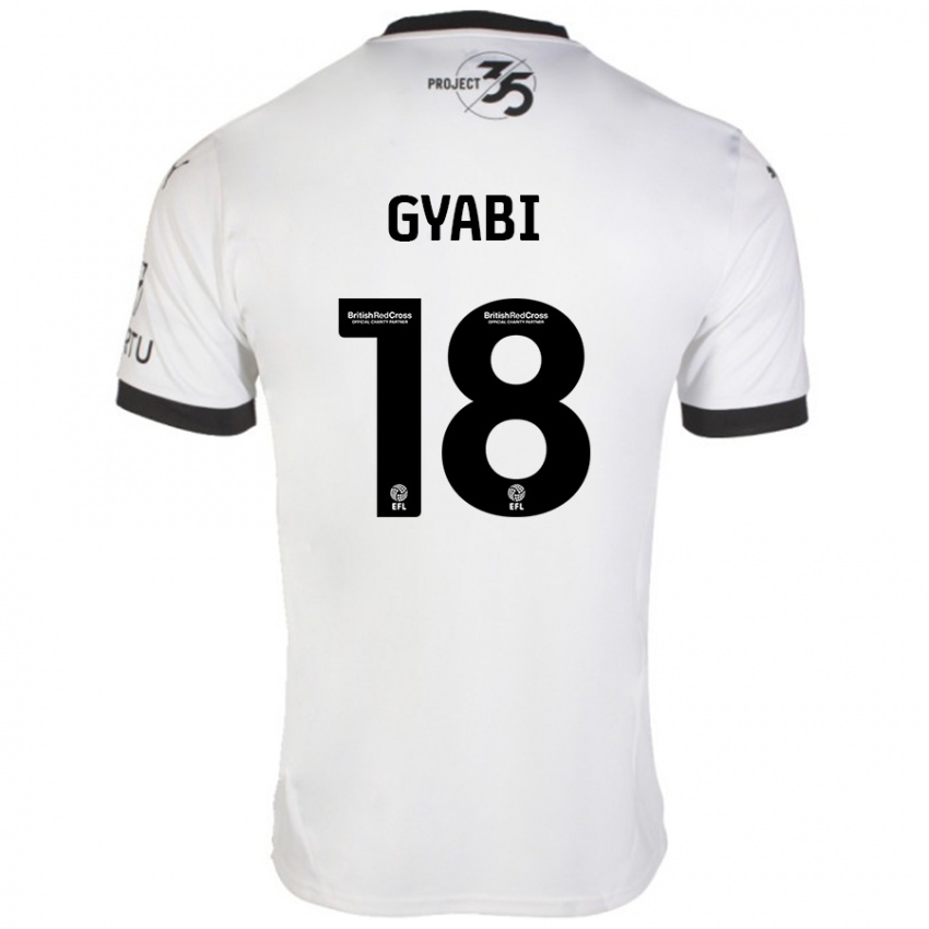 Niño Camiseta Darko Gyabi #18 Blanco Negro 2ª Equipación 2024/25 La Camisa México