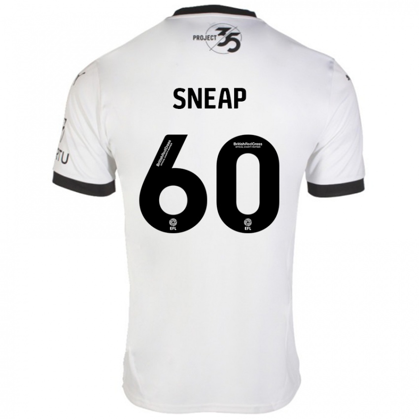 Niño Camiseta Harley Sneap #60 Blanco Negro 2ª Equipación 2024/25 La Camisa México