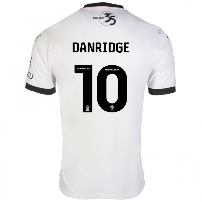 Niño Camiseta Rebecca Danridge #10 Blanco Negro 2ª Equipación 2024/25 La Camisa México