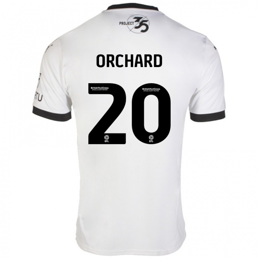 Niño Camiseta Fern Orchard #20 Blanco Negro 2ª Equipación 2024/25 La Camisa México