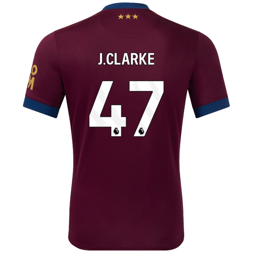 Niño Camiseta Jack Clarke #47 Marrón 2ª Equipación 2024/25 La Camisa México