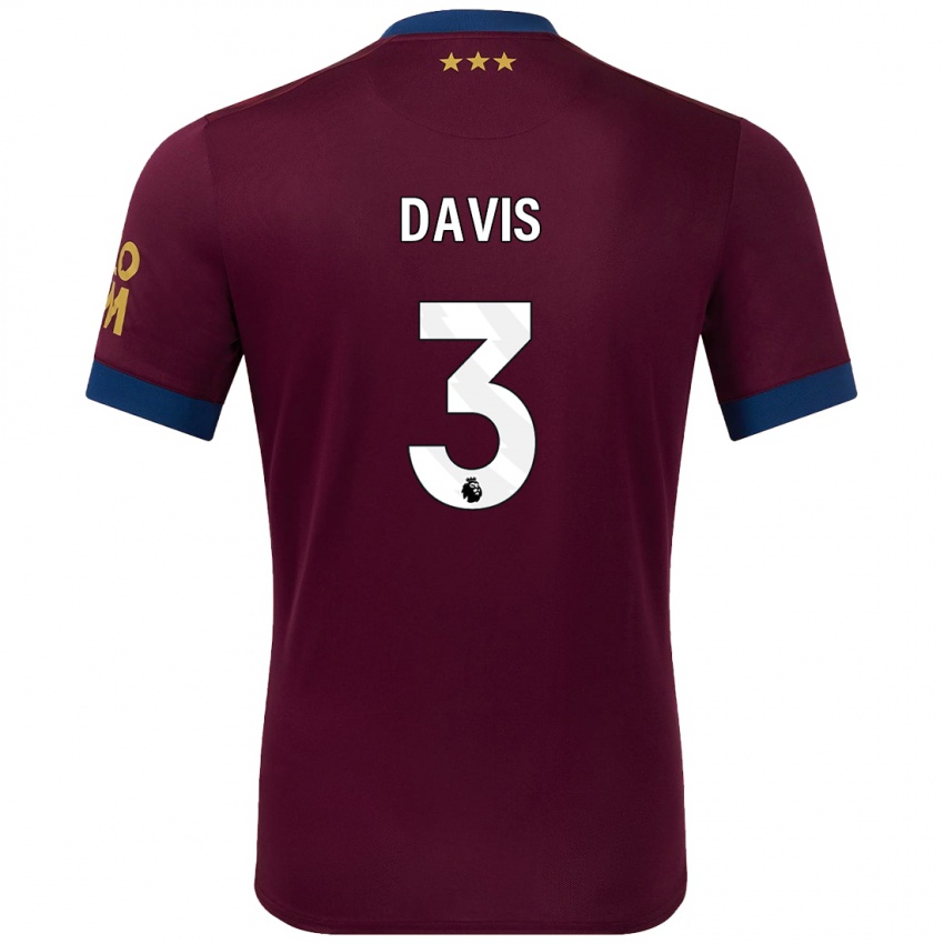 Niño Camiseta Leif Davis #3 Marrón 2ª Equipación 2024/25 La Camisa México