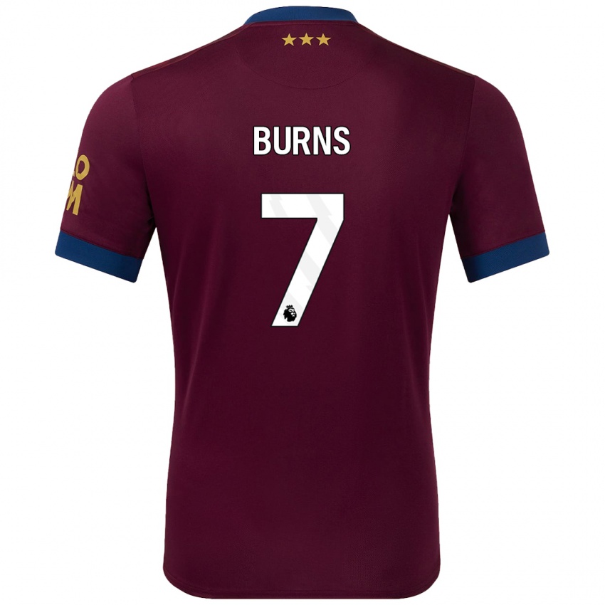 Niño Camiseta Wes Burns #7 Marrón 2ª Equipación 2024/25 La Camisa México