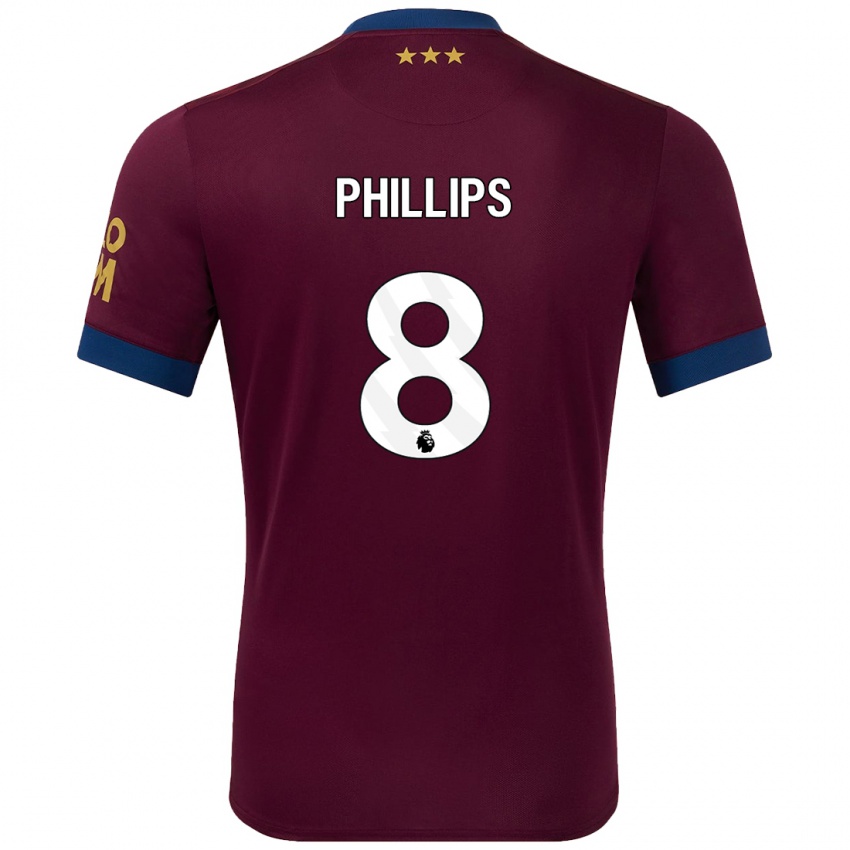 Niño Camiseta Kalvin Phillips #8 Marrón 2ª Equipación 2024/25 La Camisa México