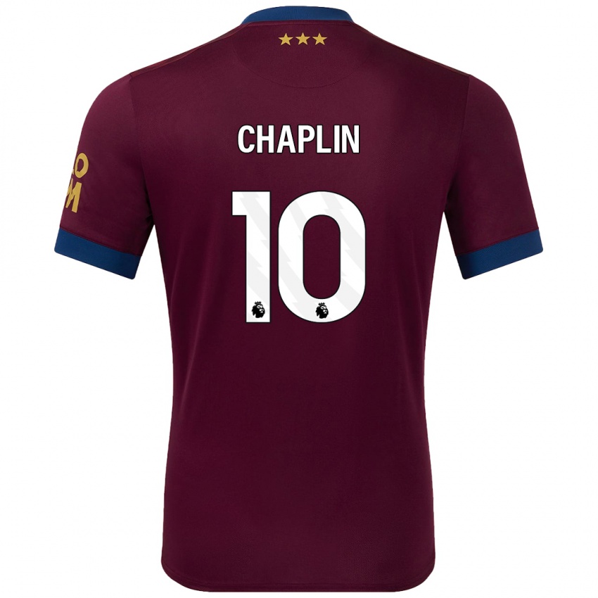 Niño Camiseta Conor Chaplin #10 Marrón 2ª Equipación 2024/25 La Camisa México