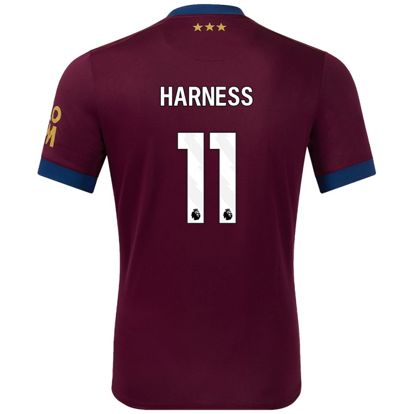 Niño Camiseta Marcus Harness #11 Marrón 2ª Equipación 2024/25 La Camisa México