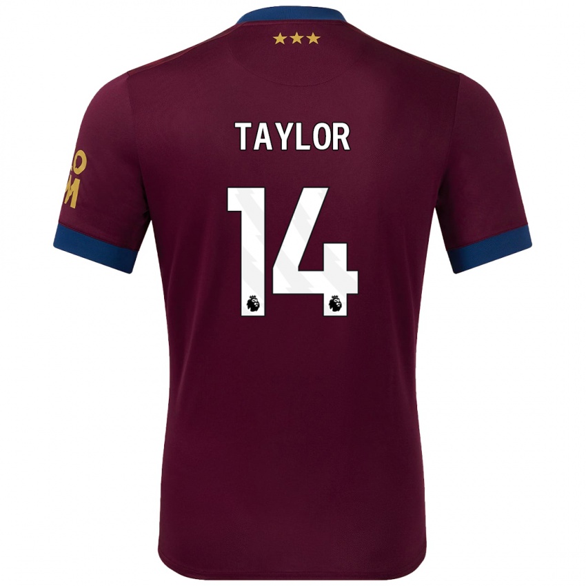 Niño Camiseta Jack Taylor #14 Marrón 2ª Equipación 2024/25 La Camisa México