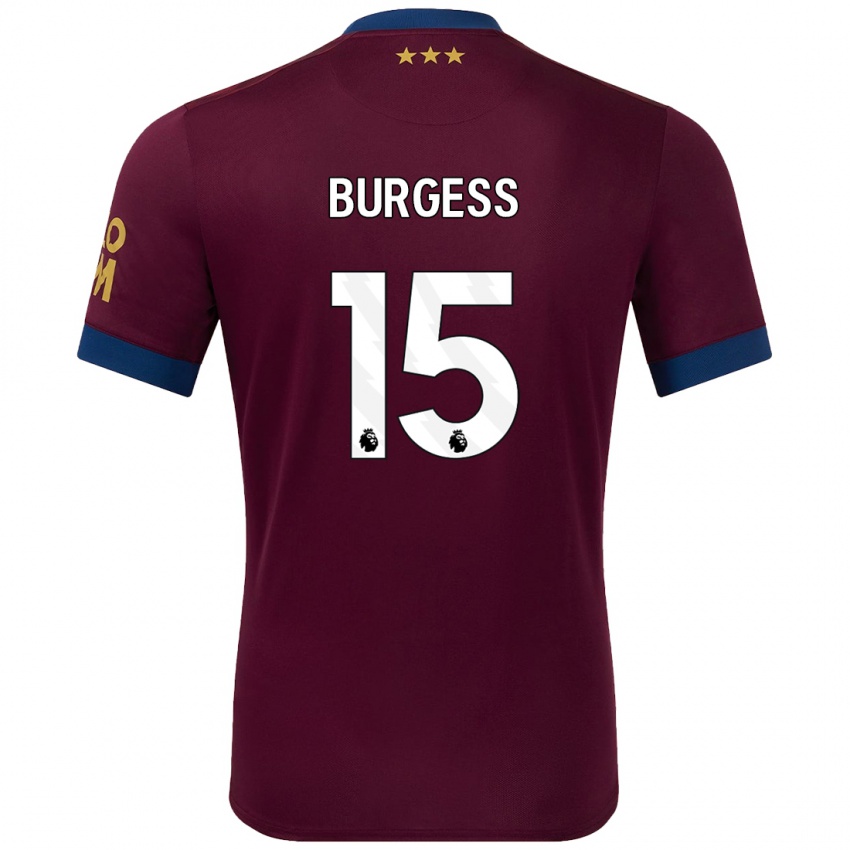 Niño Camiseta Cameron Burgess #15 Marrón 2ª Equipación 2024/25 La Camisa México