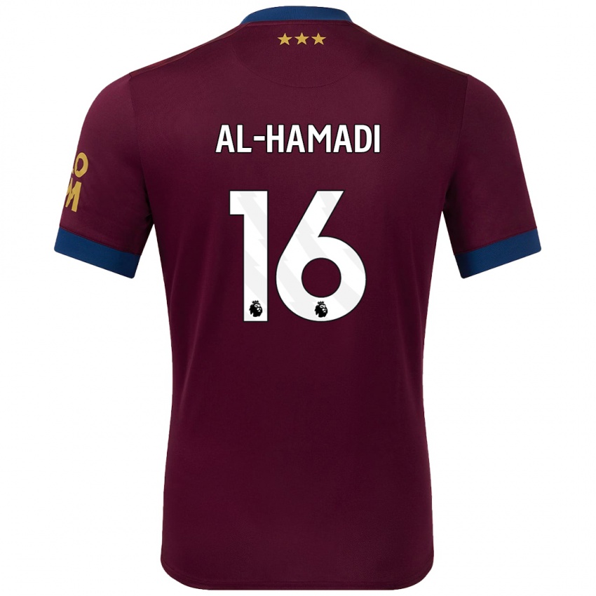 Niño Camiseta Ali Al-Hamadi #16 Marrón 2ª Equipación 2024/25 La Camisa México