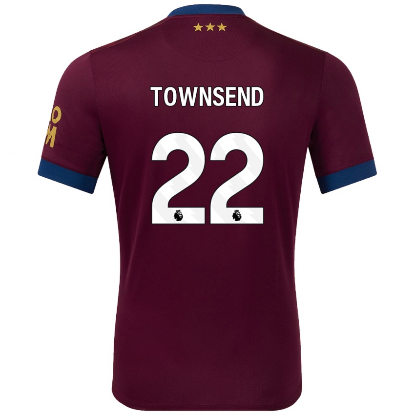 Niño Camiseta Conor Townsend #22 Marrón 2ª Equipación 2024/25 La Camisa México