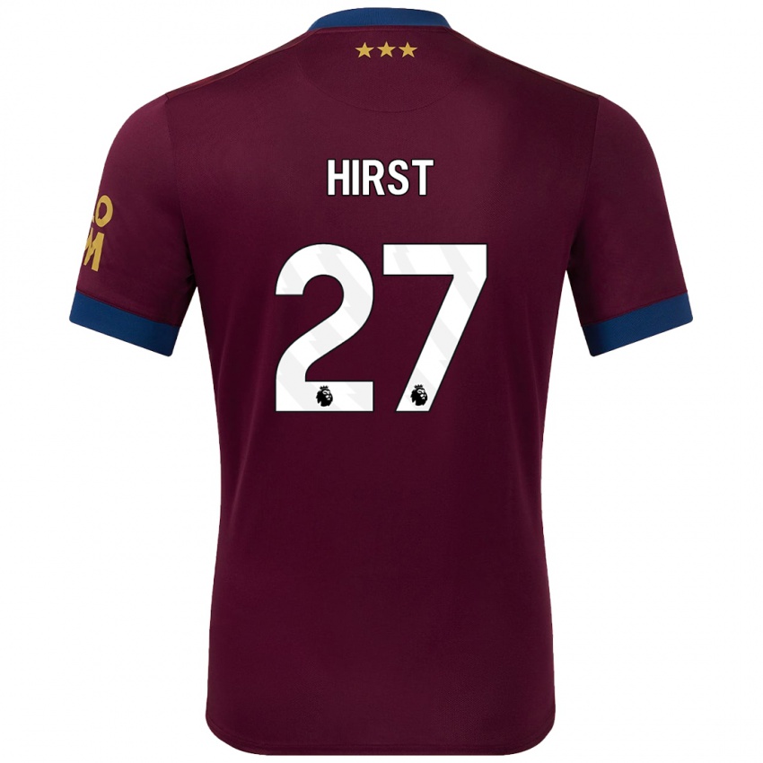 Niño Camiseta George Hirst #27 Marrón 2ª Equipación 2024/25 La Camisa México