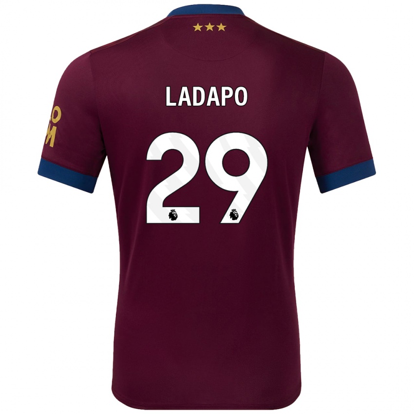 Niño Camiseta Freddie Ladapo #29 Marrón 2ª Equipación 2024/25 La Camisa México