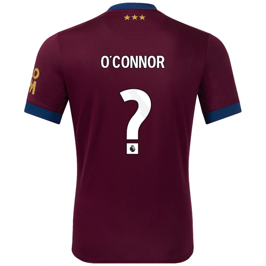 Niño Camiseta Daniel O'connor #0 Marrón 2ª Equipación 2024/25 La Camisa México