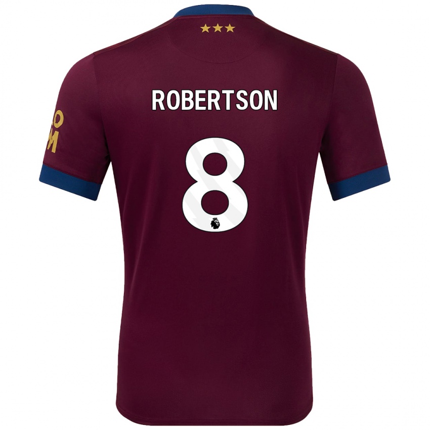 Niño Camiseta Kyra Robertson #8 Marrón 2ª Equipación 2024/25 La Camisa México