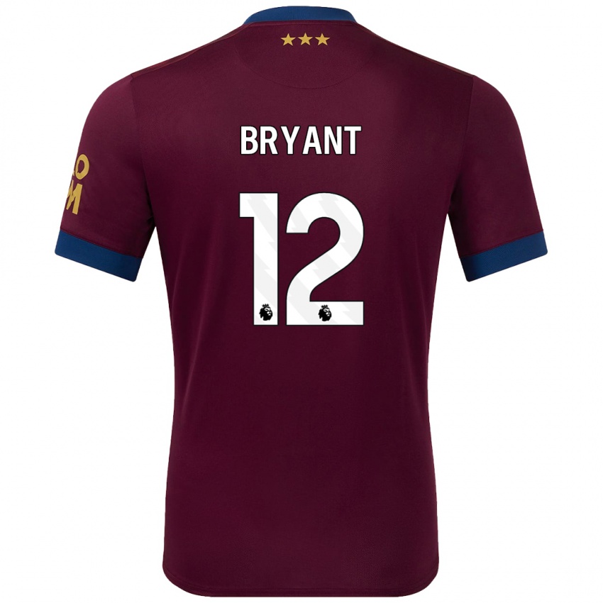 Niño Camiseta Issy Bryant #12 Marrón 2ª Equipación 2024/25 La Camisa México