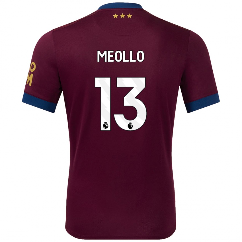 Niño Camiseta Nina Meollo #13 Marrón 2ª Equipación 2024/25 La Camisa México