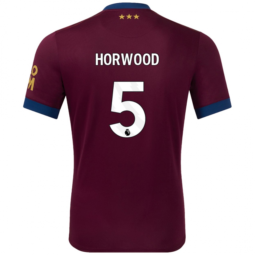 Niño Camiseta Bonnie Horwood #5 Marrón 2ª Equipación 2024/25 La Camisa México