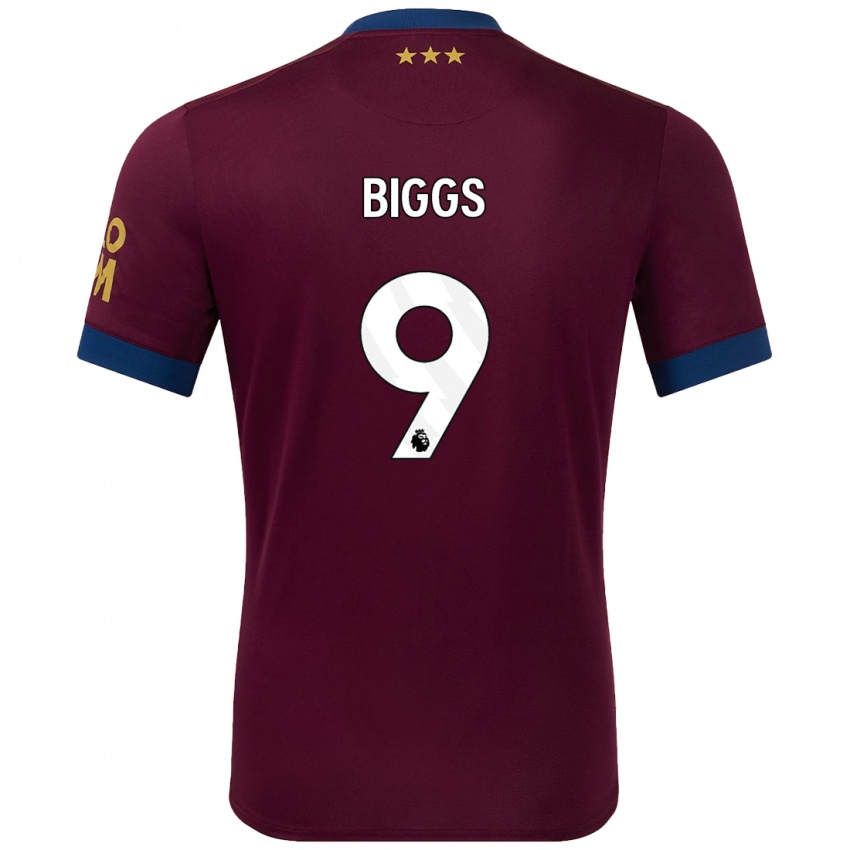 Niño Camiseta Maddie Biggs #9 Marrón 2ª Equipación 2024/25 La Camisa México