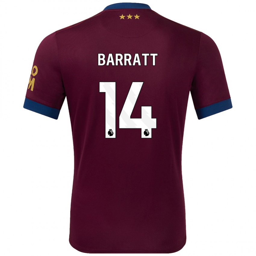 Niño Camiseta Zoe Barratt #14 Marrón 2ª Equipación 2024/25 La Camisa México