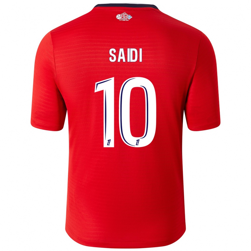 Hombre Camiseta Rachel Saidi #10 Rojo Blanco 1ª Equipación 2024/25 La Camisa México