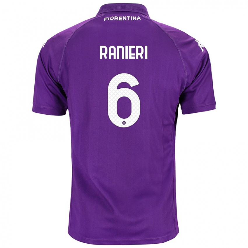 Hombre Camiseta Luca Ranieri #6 Morado 1ª Equipación 2024/25 La Camisa México